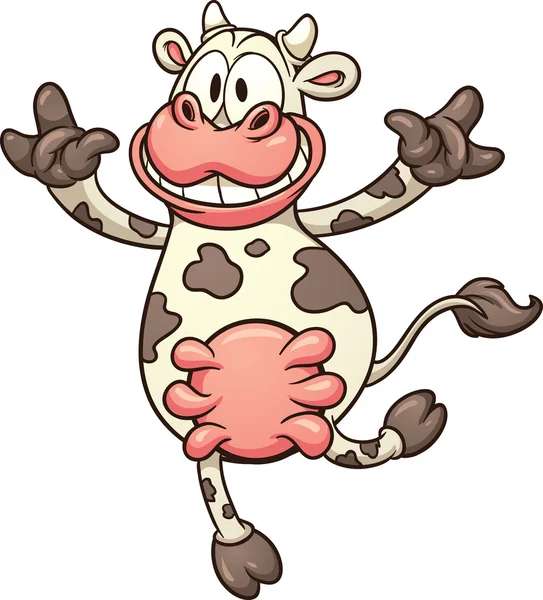 Bonne vache — Image vectorielle