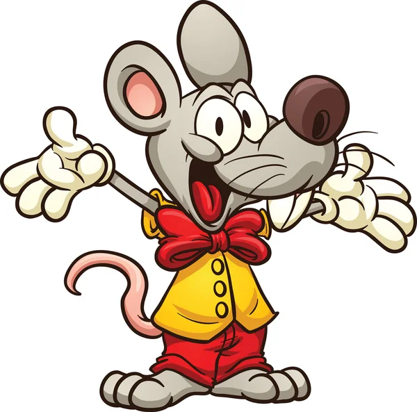 Cartoon mouse — Stock Vector