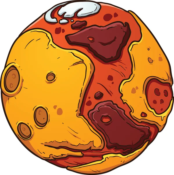 화성 만화 — 스톡 벡터