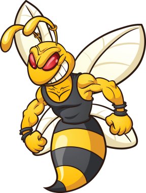 Wasp maskot
