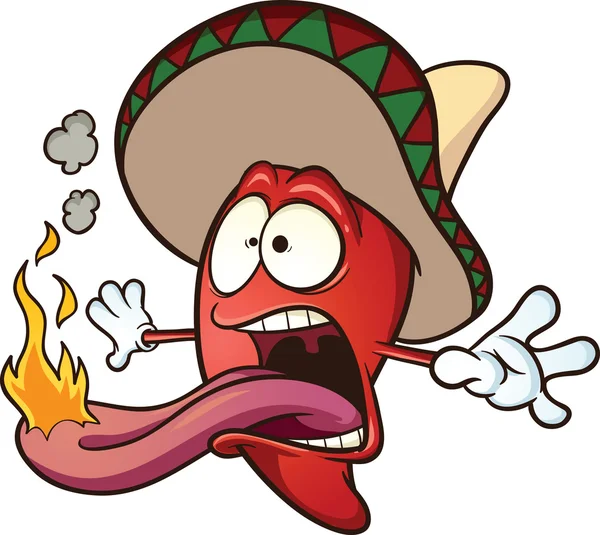 Pikantna papryka chili — Wektor stockowy