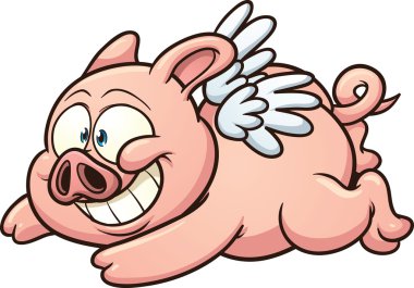uçan domuz cartoon