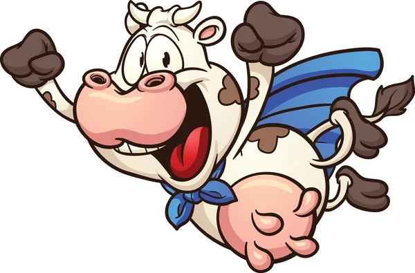 Super vaca — Vector de stock