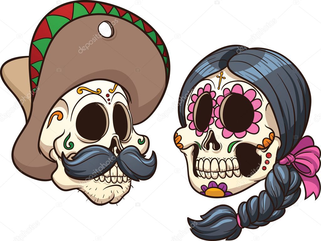 Mexican skulls