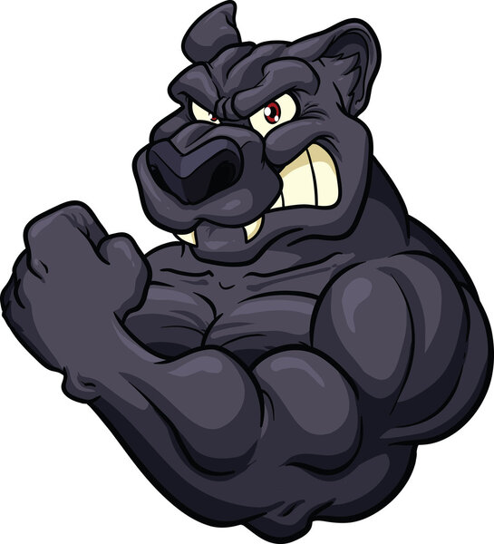 Black panther mascot