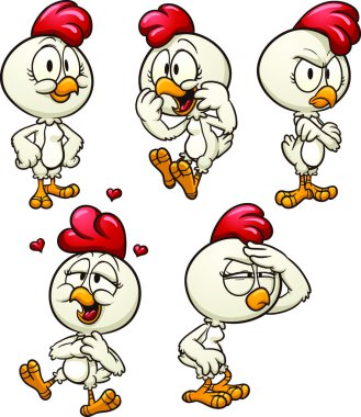 karikatür hen