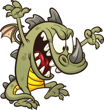 karikatür dragon