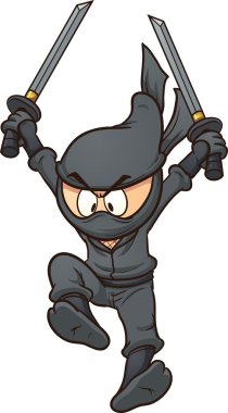 karikatür ninja
