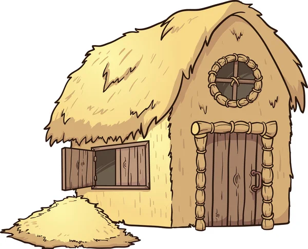 Соломенный дом — стоковый вектор