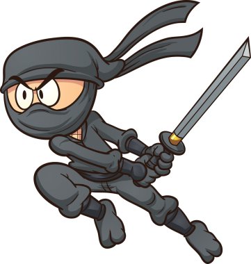 karikatür ninja