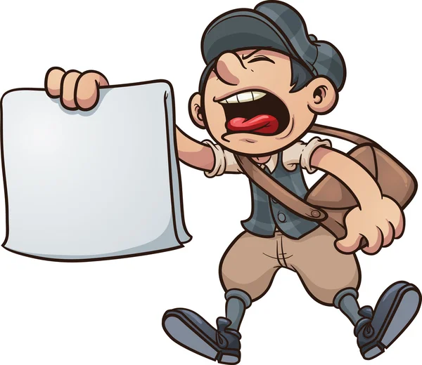 Newspaper boy cartoon Vector Art Stock Images | Depositphotos Newspaper boy cartoon Vector Art Stock Images | Depositphotos