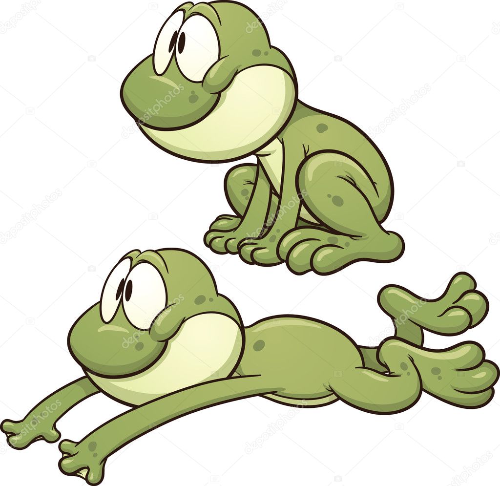 Cartoon frog Stock Vector Image by ©memoangeles #45128575