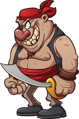 Cartoon piraat
