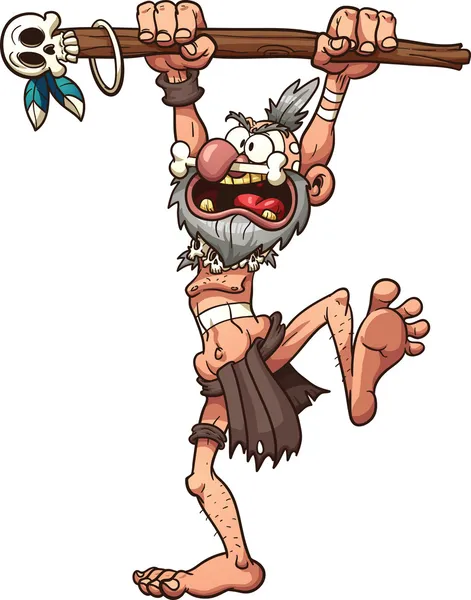 Witch Doctor — Stockvector