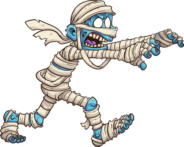 Cartoon mummie — Stockvector