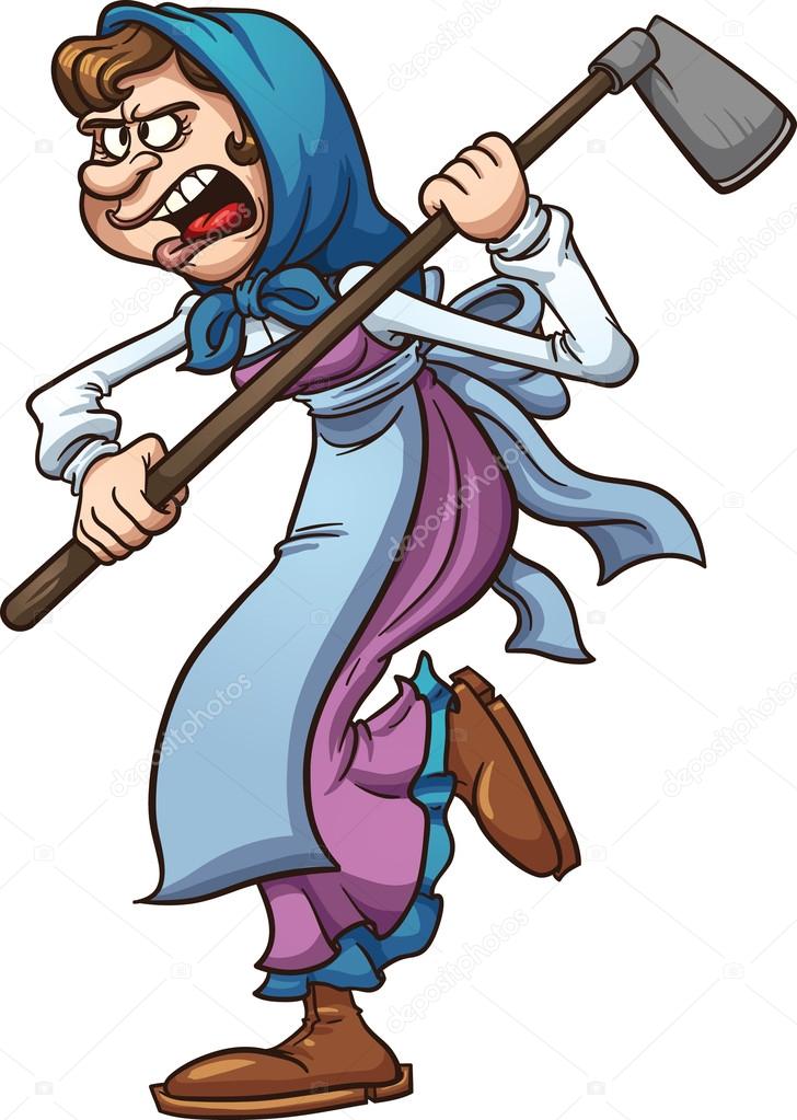 Angry farmer Stock Vector Image by ©memoangeles #49082307
