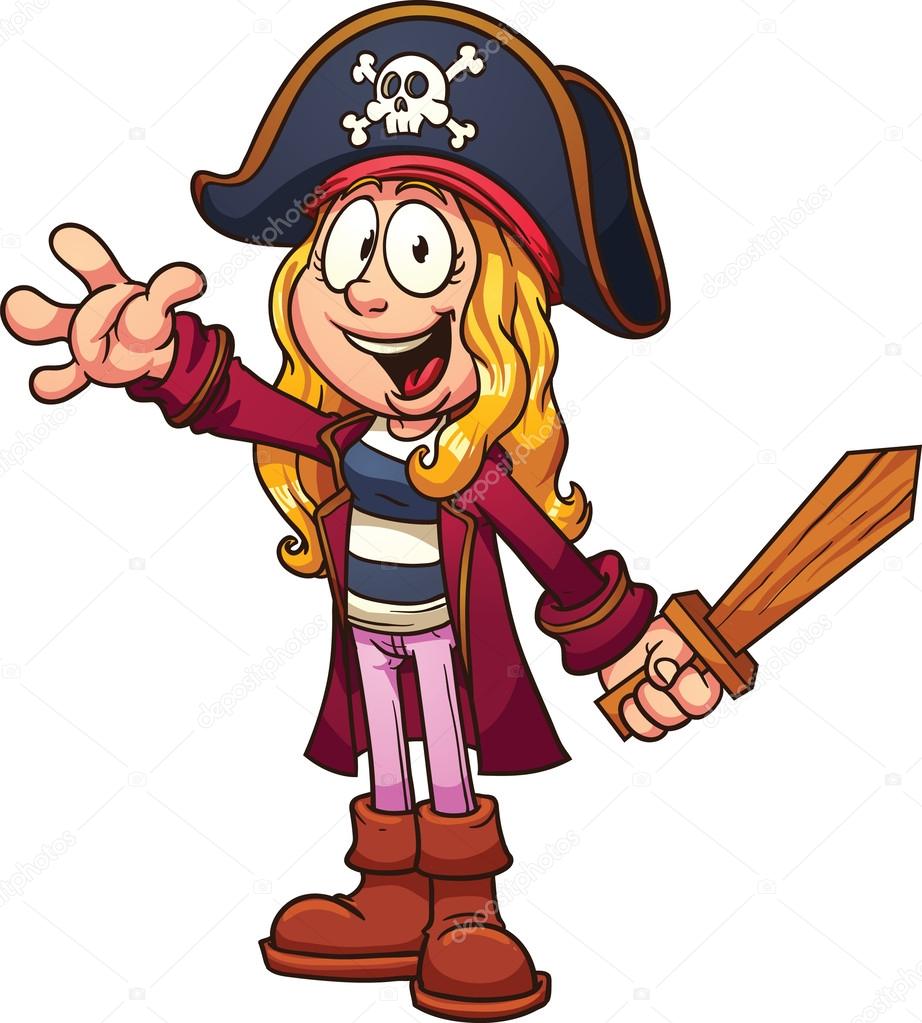 Pirate girl Vector Art Stock Images | Depositphotos Pirate girl Vector Art Stock Images | Depositphotos