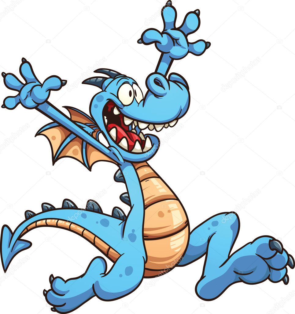 Cartoon dragon