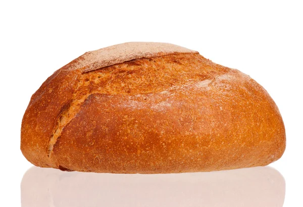 Pão branco redondo — Fotografia de Stock