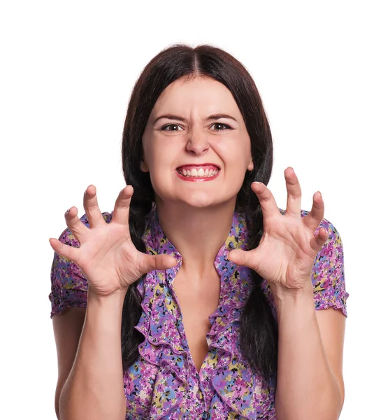 Crazy woman — Stock Photo, Image