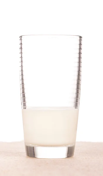 Leche en un vaso — Foto de Stock