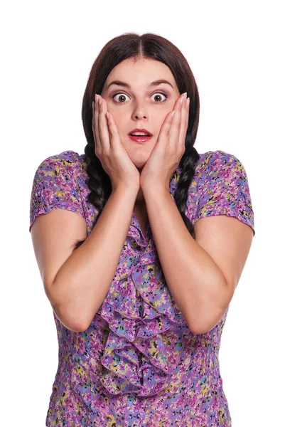 Surprised woman — Stock Photo, Image