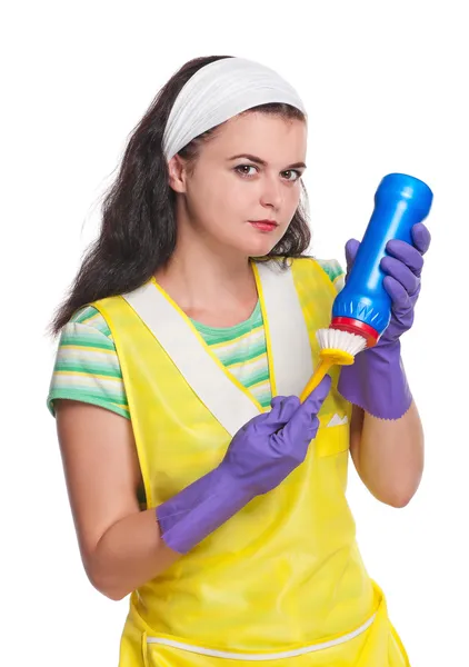 Young housewife — Stock Photo, Image