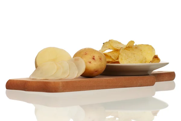 Peeled potato — Stock Photo, Image