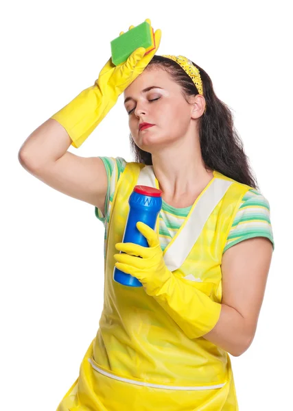 Young housewife — Stock Photo, Image