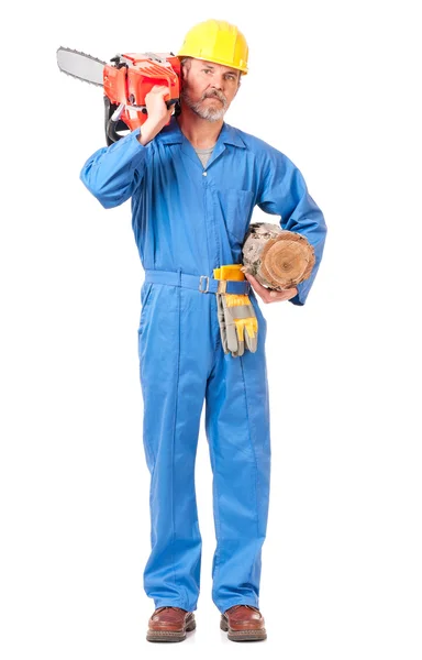 Adult lumberjack — Stock Photo, Image