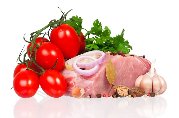 Rohes Schweinefleisch — Stockfoto