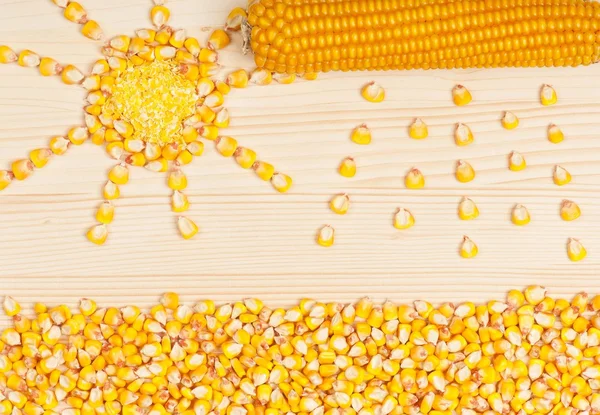 Crude corn — Stock Photo, Image