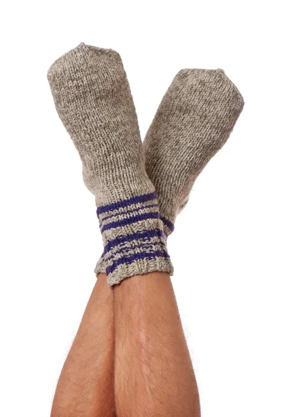 Knitted socks — Stock Photo, Image