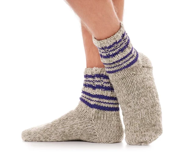 Knitted socks — Stock Photo, Image