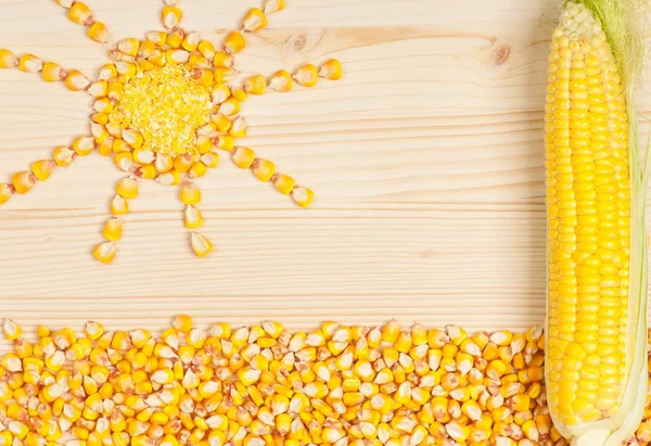 Crude corn — Stock Photo, Image