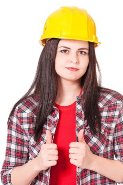 genç kadın-müteahhit