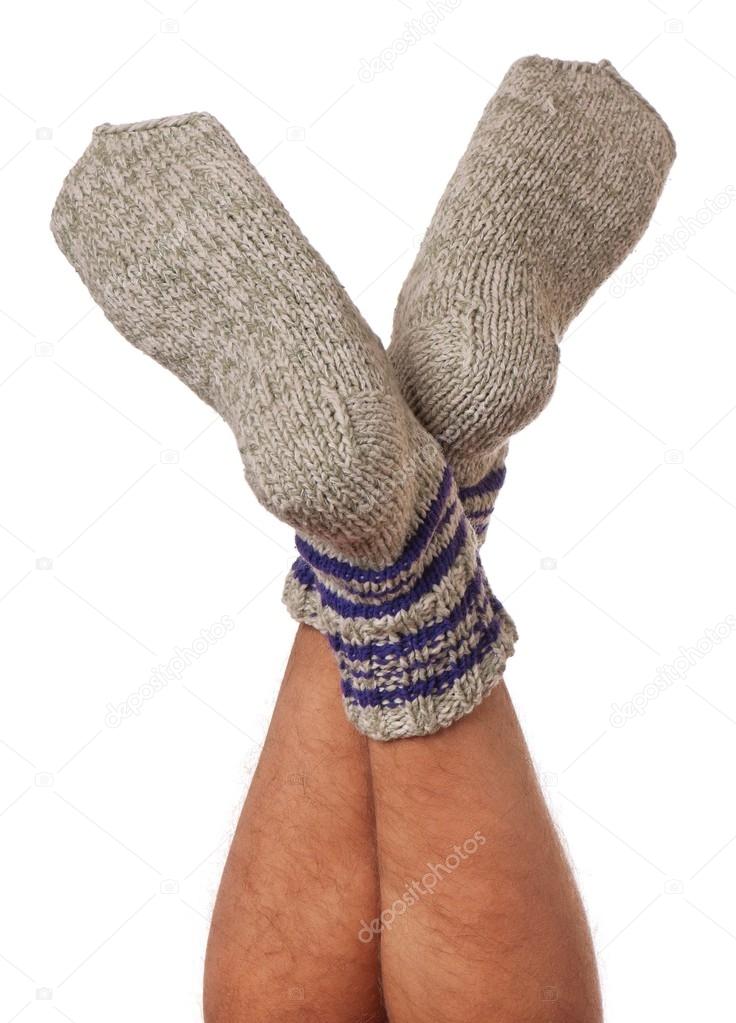 Knitted socks