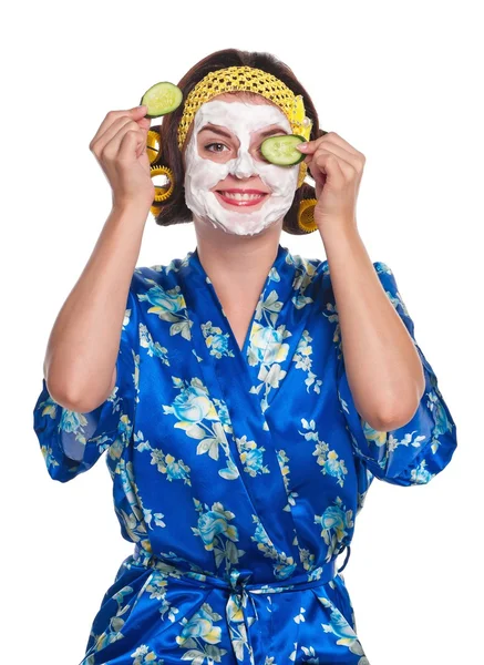 Mujer con una máscara —  Fotos de Stock
