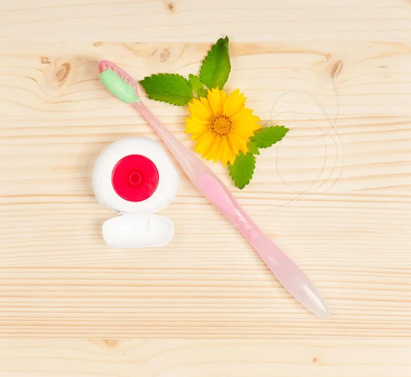 Pink toothbrush — Stock Photo, Image