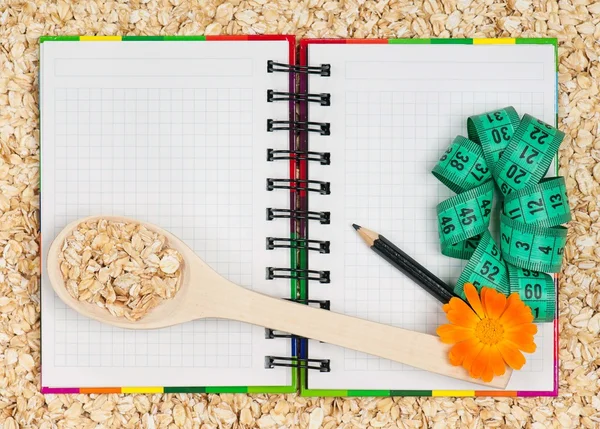 Oat flakes — Stock Photo, Image