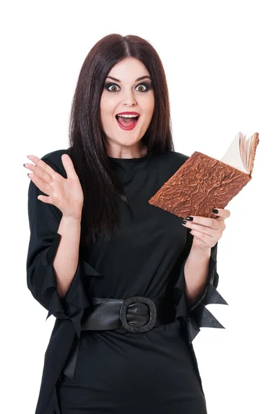 Shocked witch — Stock Photo, Image