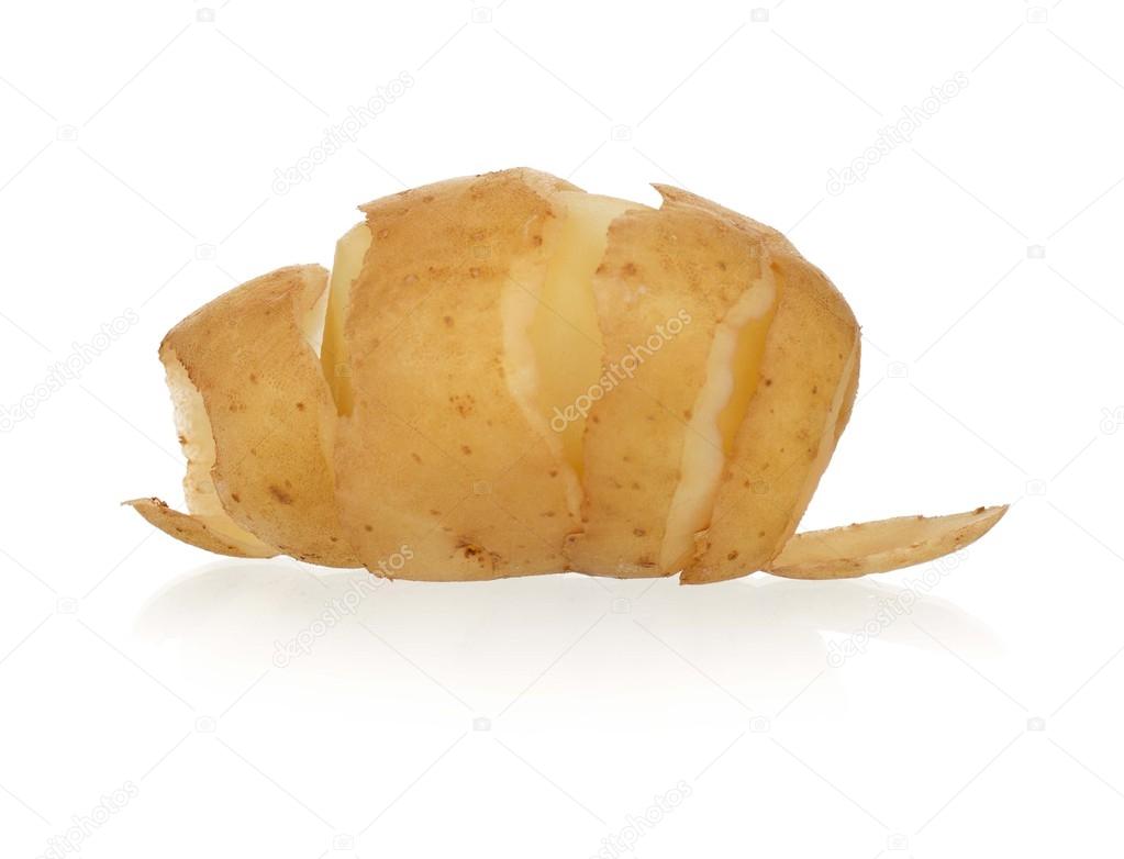 Peeled potato