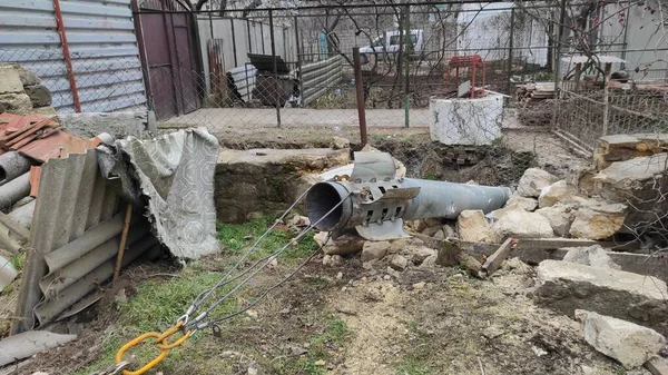 Guerre Russie Contre Ukraine Les Rues Mykolaiv Pendant Guerre Fragment Images De Stock Libres De Droits