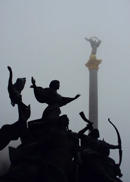 Monumento da independência - Kiev Ucrânia — Fotografia de Stock