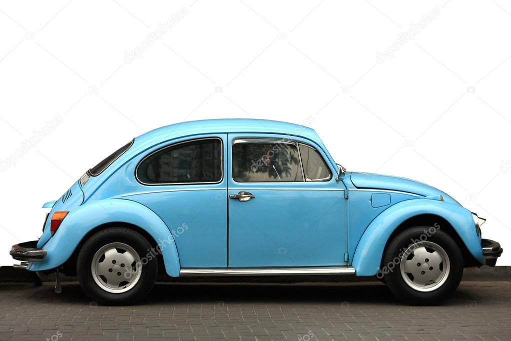 Blue Vintage Automobile