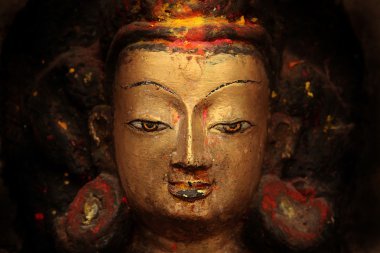 Buda yüz - nepal swayambhunath
