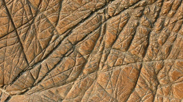 Background texture of brown stone with cracks — Stock Photo, Image