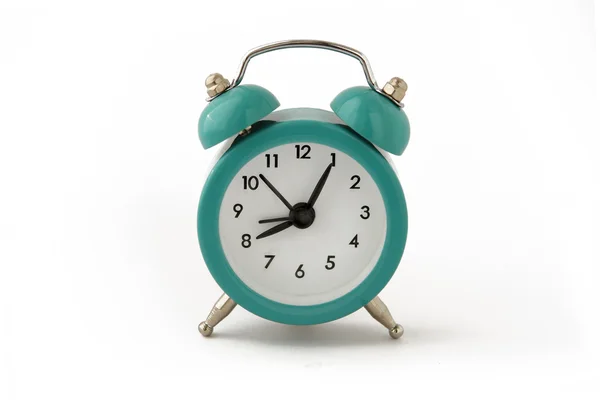 Petite horloge turquoise - huit heures — Photo