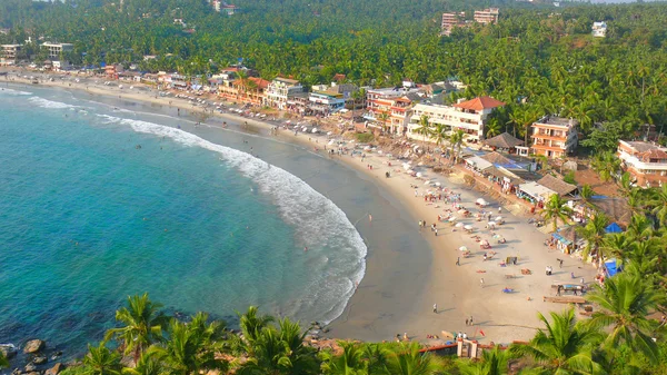南印度-科瓦兰海滩度假 — 图库照片