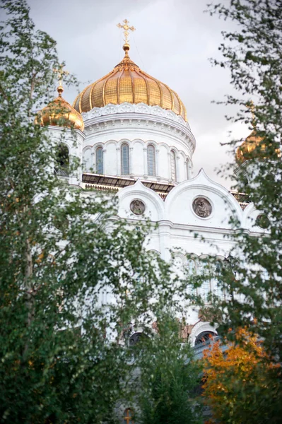 Moscovo. O Templo de Cristo Salvador — Fotografia de Stock